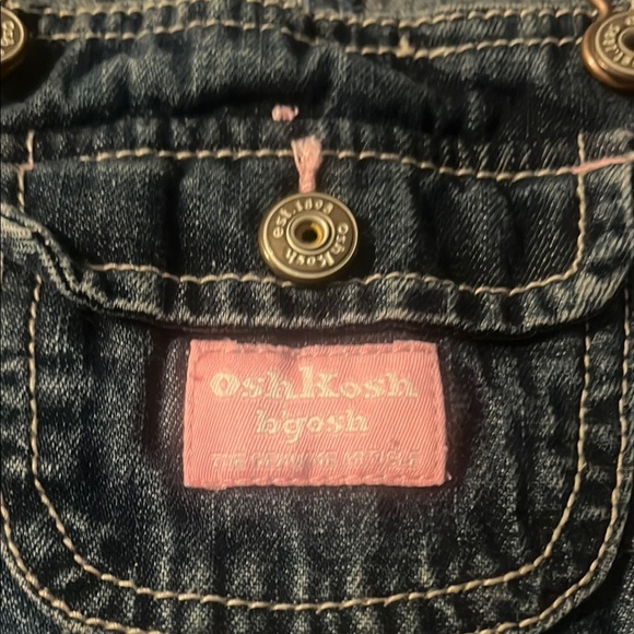 Y2K OshKosh Denim Kids Overall Dress - Picture 2 of 7